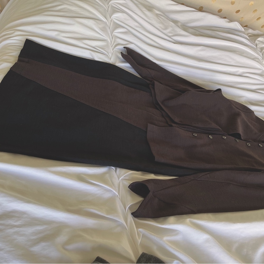 Morgan Le Fay 2 piece outfit suit sweater skirt S near new Co Ord - Picture 2 of 12